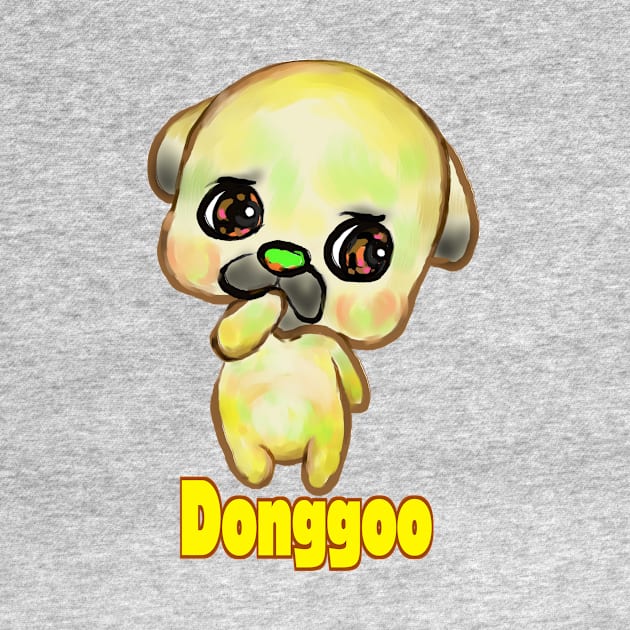 Baby Pug Donggoo by I am001